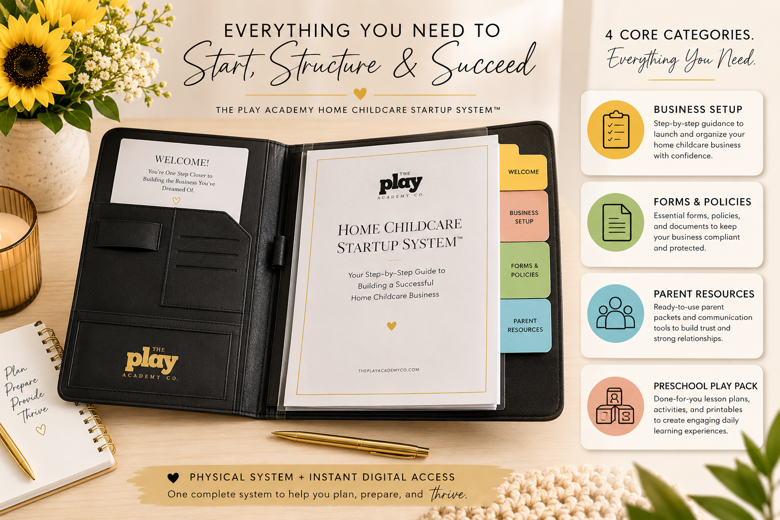 The Play Academy Home Childcare Startup System™