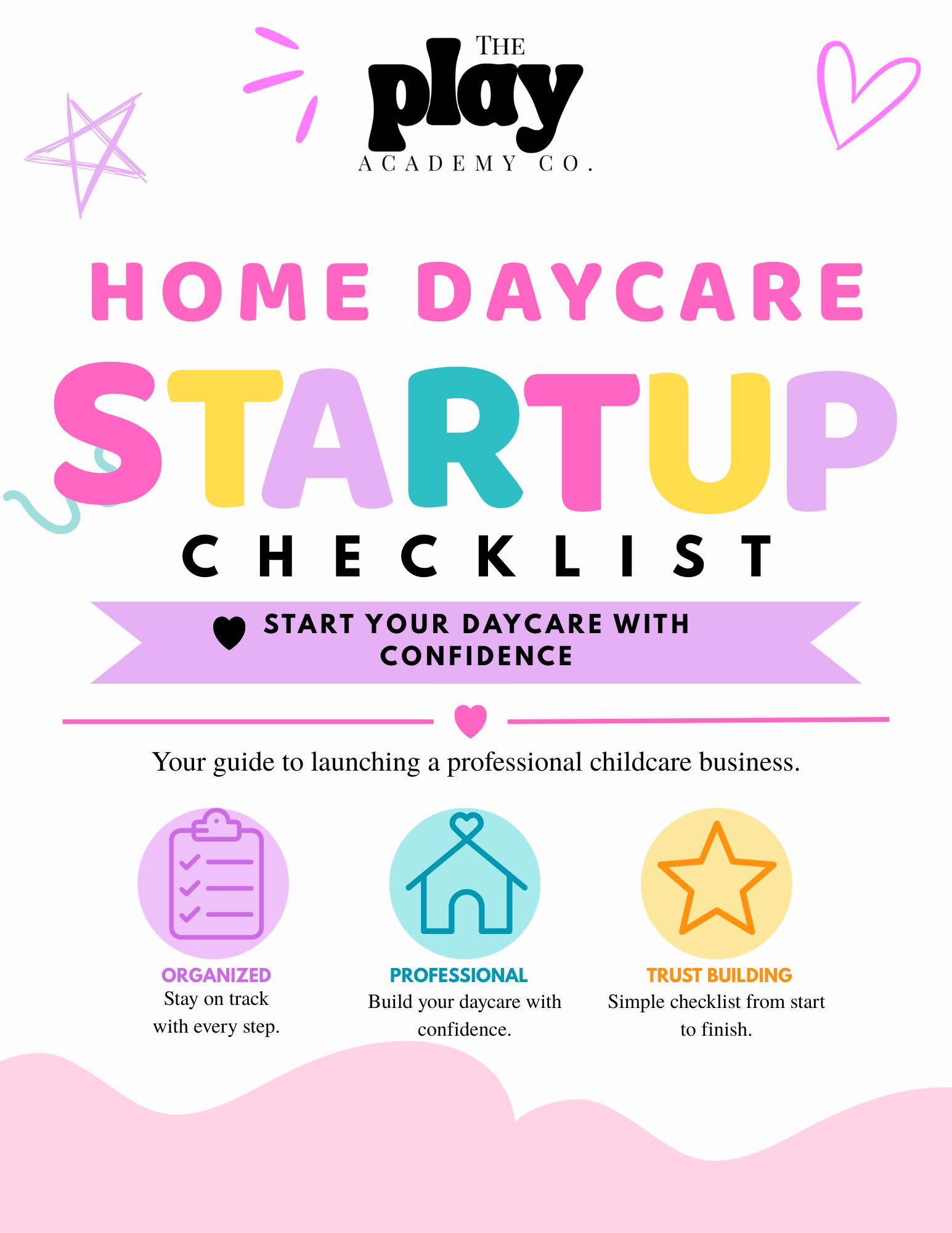 FREE Home Daycare Startup Checklist | Digital Download